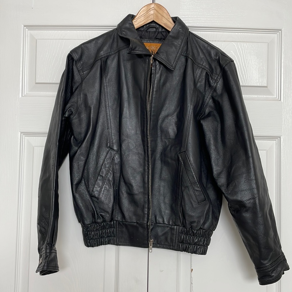 In Style We Trust NY Vintage Classic Leather Jacket L